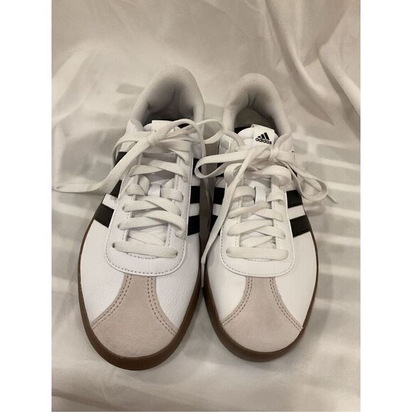 Adidas Men\'s Off-White Navy Gazelle Indoor Shoes Size 7 NWOT main image 8
